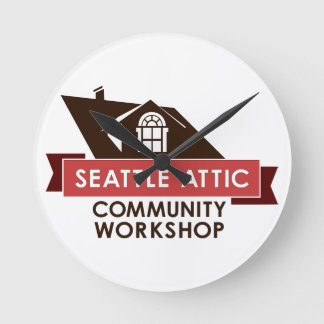 Kleur SACW-Logo, wandklok