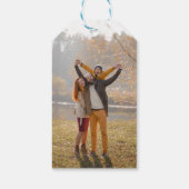 Kleur  Santa Christmas Cadeaulabel (Achterkant)