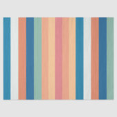 Kleur Shade Stripes Verjaardag Tissuepapier (Voorkant)