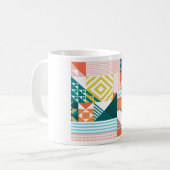 Kleur Shapely Pattern Koffiemok (Voorkant links)