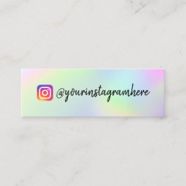 Kleur Shift Holographic Mini Visitekaartje