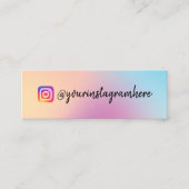 Kleur Shift Holographic Mini Visitekaartje (Voorkant)