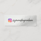 Kleur Shift Holographic Mini Visitekaartje (Voorkant)