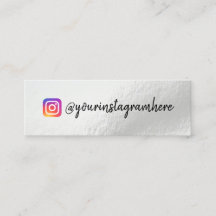 Kleur Shift Holographic Mini Visitekaartje