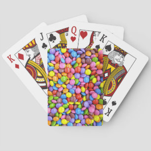 Kleur snoep  pokerkaarten