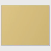 Kleur Solid Brass Cadeaupapier (Vlak)