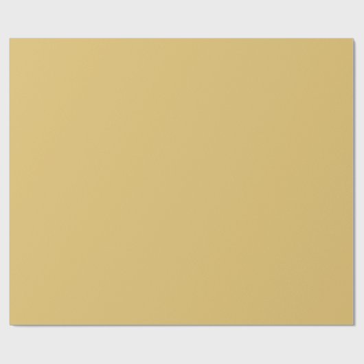 Kleur Solid Brass Cadeaupapier (Vlak)