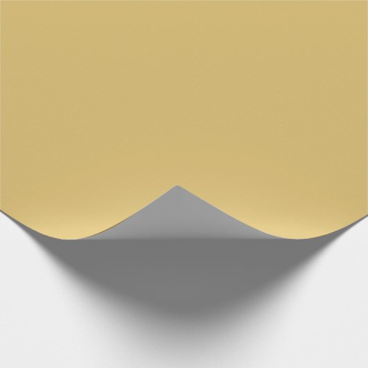 Kleur Solid Brass Cadeaupapier (Hoek)