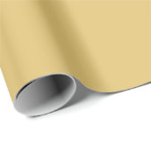 Kleur Solid Brass Cadeaupapier (Rol Hoek)