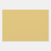 Kleur Solid Brass Inpakpapier Vel (Voorkant 3)