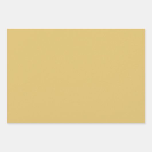 Kleur Solid Brass Inpakpapier Vel (Voorkant 3)