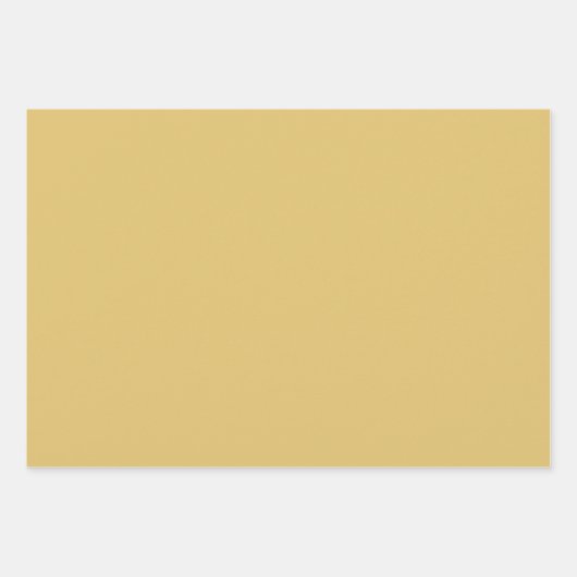 Kleur Solid Brass Inpakpapier Vel (Voorkant)