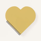 Kleur Solid Brass Notitieboek (Voorkant)