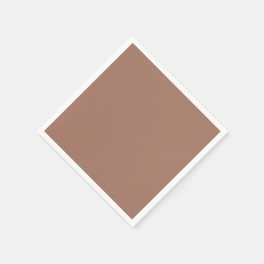 Kleur Solid Mocha Mousse Servet (Hoek)
