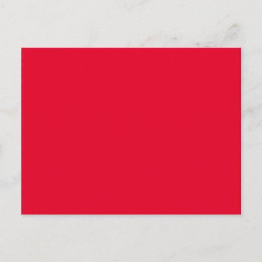 kleur Spaans rood Briefkaart (Voorkant)