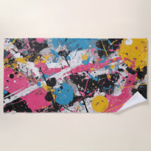 Kleur Spat Abstracte Expressie Kunst
