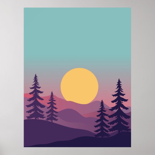 Kleur spat achtergrond poster (Voorkant)