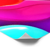 Kleur Spetter Achtergrond Poster (Hoek)