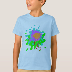 Kleur Spetter Jongens Basic T-Shirt