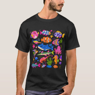 Kleur Spetter Zee Vrienden Sticker Pakket T-shirt