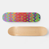 Kleur Spetterende Helder Skateboard (Horizontaal)