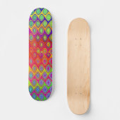 Kleur Spetterende Helder Skateboard (Voorkant)
