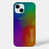 Kleur Splash Aangepaste naam Case-Mate iPhone Case (Achterkant)