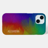 Kleur Splash Aangepaste naam Case-Mate iPhone Case (Achterkant (horizontaal))