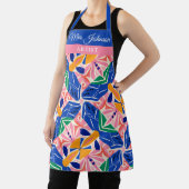 Kleur Splash Aangepaste Naam Schort (Insitu)