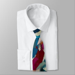 Kleur Splash Abstract Stropdas