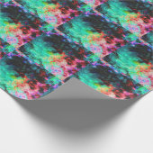 Kleur Splash: Abstracte Waterverf Kunst Cadeaupapier (Hoek)