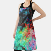 Kleur Splash: Abstracte Waterverf Kunst Schort (Insitu)
