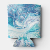 Kleur splash: Acryl Abstracte achtergrond Blikjeskoeler (Achterkant)