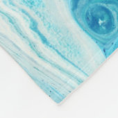 Kleur splash: Acryl Abstracte achtergrond Fleece Deken (Hoek)