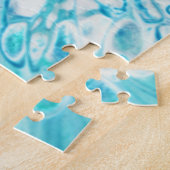 Kleur splash: Acryl Abstracte achtergrond Legpuzzel (Zijkant)