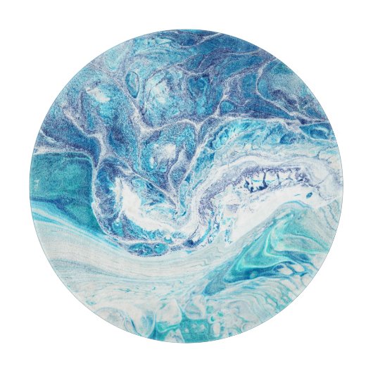 Kleur splash: Acryl Abstracte achtergrond Snijplank (Voorkant)