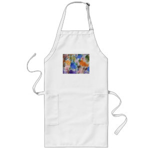 Kleur Splash Apron Lang Schort