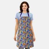 Kleur Splash Apron Schort (Gedragen)