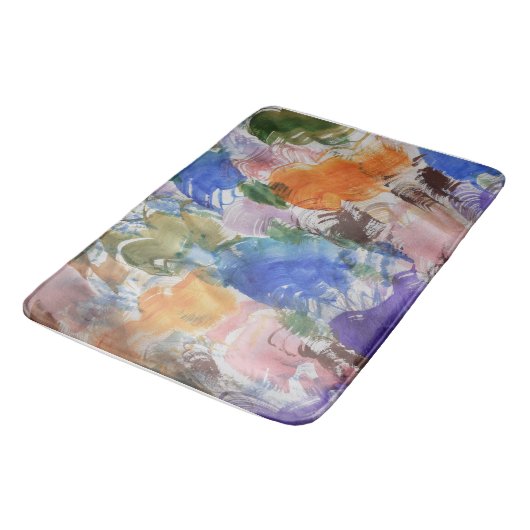 Kleur Splash Bath Mat (Gekanteld)