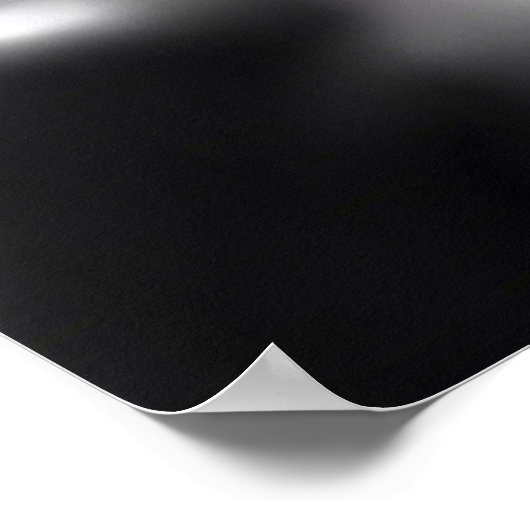 Kleur Splash Blonde op zwart haar Poster (Hoek)