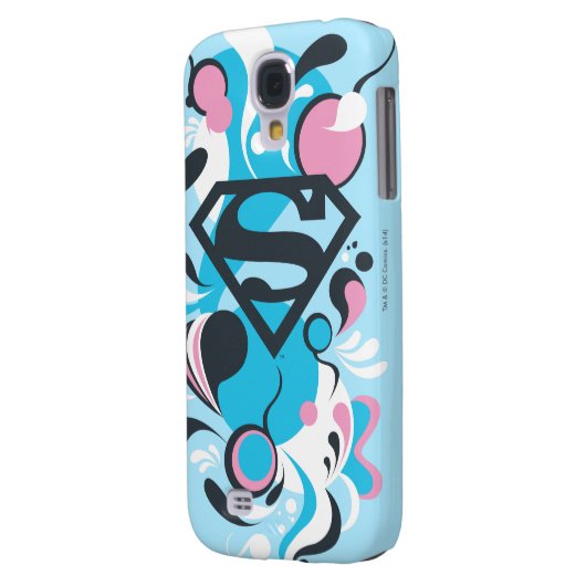 Kleur Splash Blue Case-Mate Samsung Galaxy Hoesje (Achterkant Links)