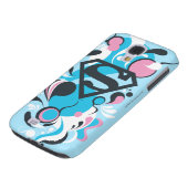 Kleur Splash Blue Case-Mate Samsung Galaxy Hoesje (Onderkant)
