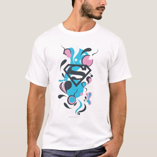 Kleur Splash Blue T-shirt (Voorkant)