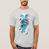 Kleur Splash Blue T-shirt (Voorkant)