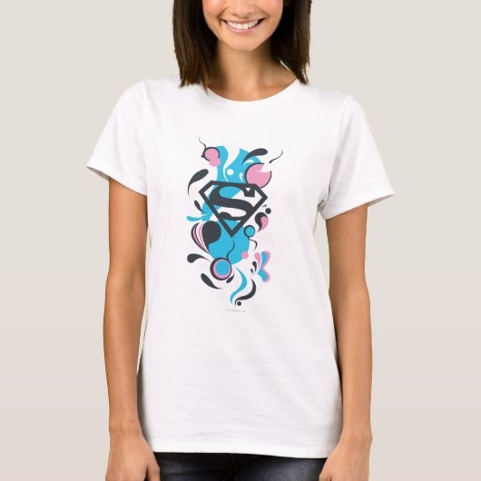 Kleur Splash Blue T-shirt (Voorkant)
