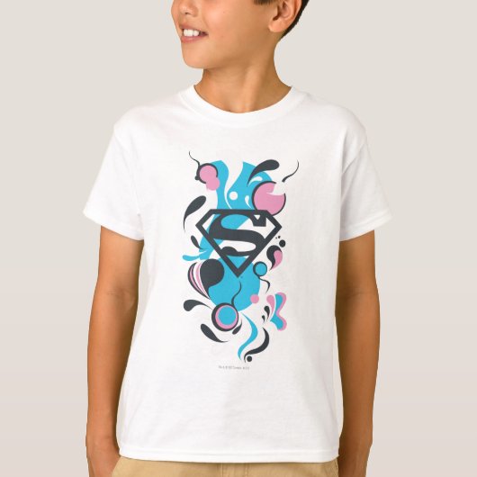 Kleur Splash Blue T-shirt (Voorkant)