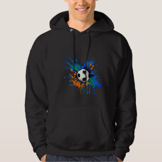 Kleur Splash Football Tri-Blend hoodie