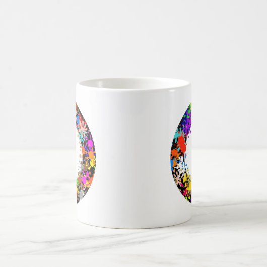 Kleur Splash Lijst Mok (Center)