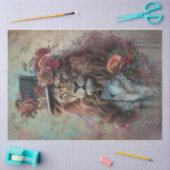 Kleur splash lion tissuepapier (Craft)