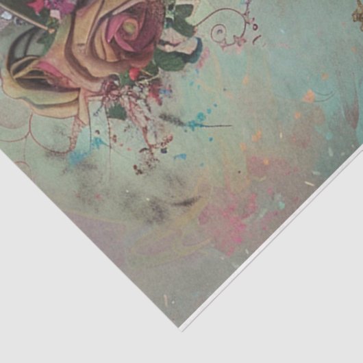 Kleur splash lion tissuepapier (Detail)